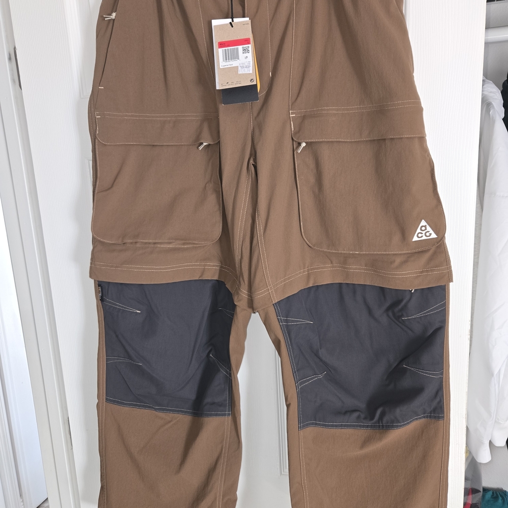 Nike ACG Brown and Gray Cargo Pants